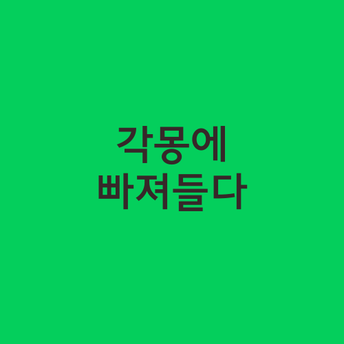 각몽에 빠져들다